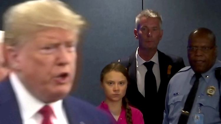 Fünf Jahre ist es her, dass Greta Thunberg in einem Raum mit Trump gesichtet wurde, bei den Vereinten Nationen in New York. Damals wie heute dürfte sich schwertun, ihm zu applaudieren.