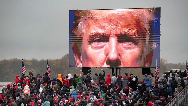 Überall: US-Präsident Donald Trump.