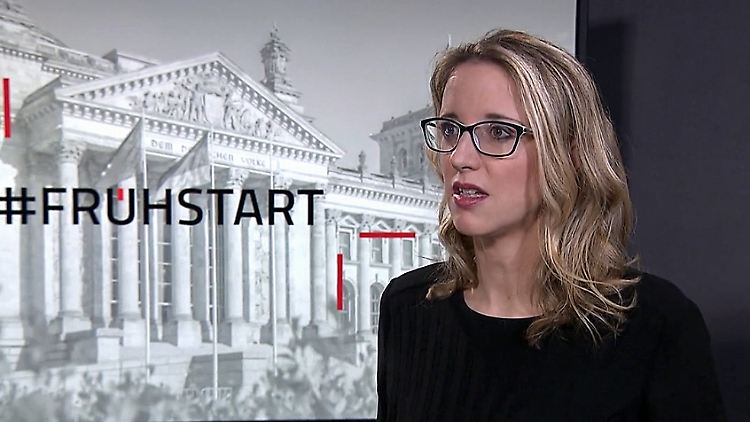 Dieses Bild ist echt: Alena Buyx im "Frühstart" vom 29. Oktober 2020.