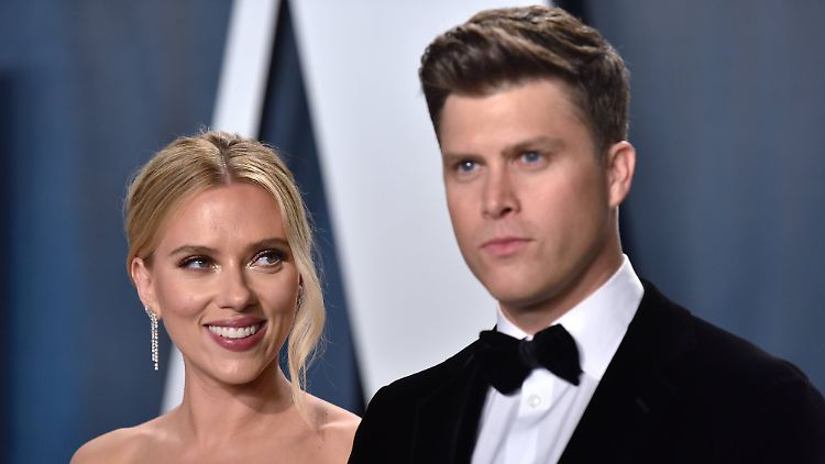 Im Hafen der Ehe: Scarlett Johansson und Colin Jost.