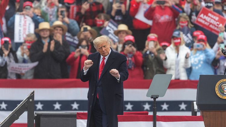 Feiert seine Wirtschaftspolitik: Donald Trump