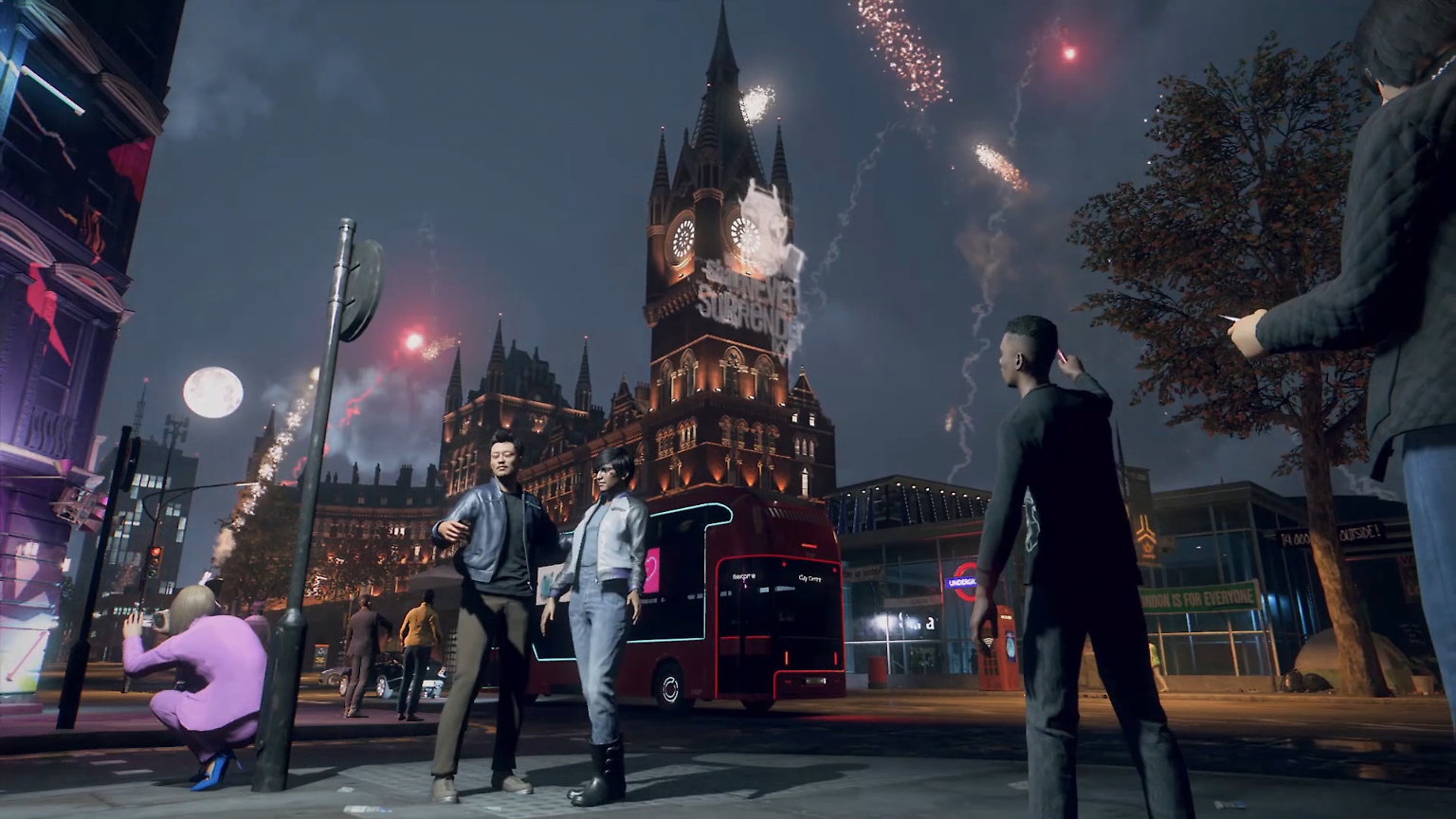 Partystimmung in London? Von wegen! In "Watch Dogs: Legion" versetzen Cyberkriminelle ...