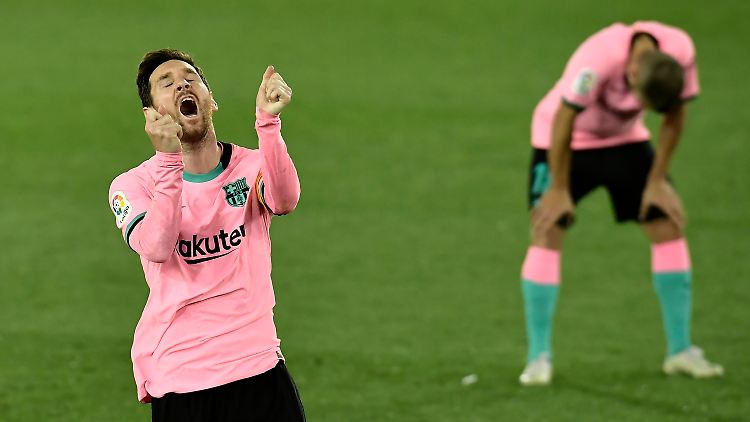 Auch Messi konnte für Barcelona nichts mehr retten.
