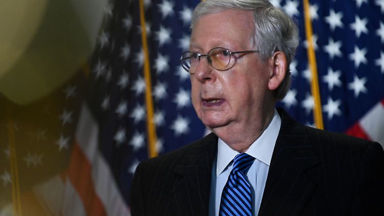 Mitch McConnell ist Mehrheitsführer der Republikaner im US-Senat.