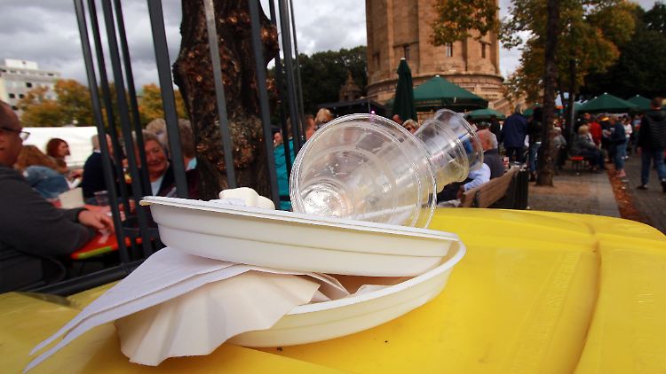 Einweggeschirr aus Plastik wird ab Mitte nächsten Jahres verboten.