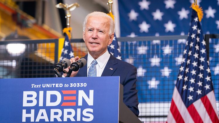 Es sieht derzeit gut aus für Herausforderer Joe Biden - doch entschieden ist die US-Wahl noch nicht.