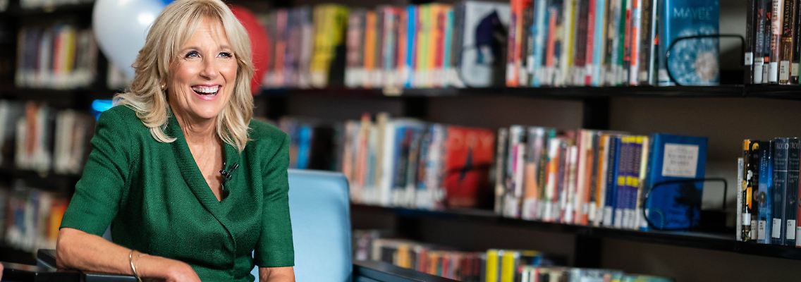 In ihrer "natürlichen" Umgebung: Jill Biden will weiter unterrichten.