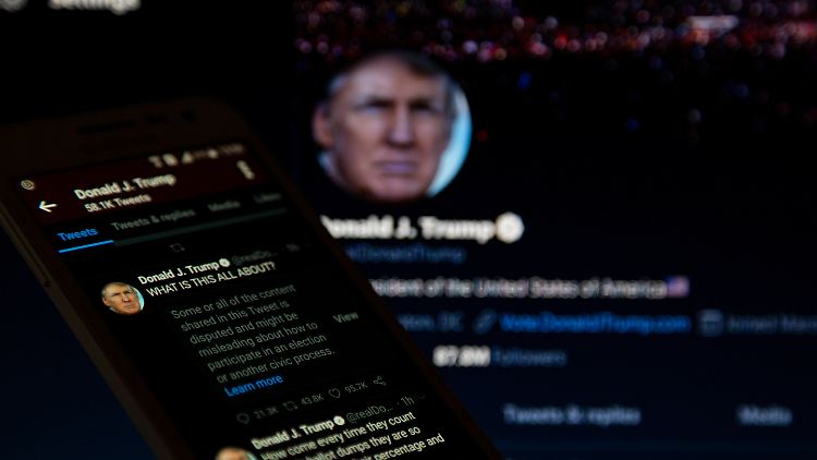 Immer wieder schränkt Twitter zuletzt den Zugang zu Tweets von US-Präsident Trump ein.