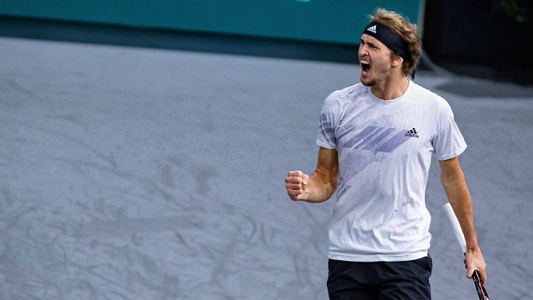 Alexander Zverev verlässt Paris trotz der Finalniederlage zufrieden.
