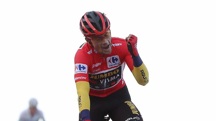 Anders als bei der diesjährigen Tour de France konnte Primož Roglič seinen Vorsprung bei der Vuelta ins Ziel retten.