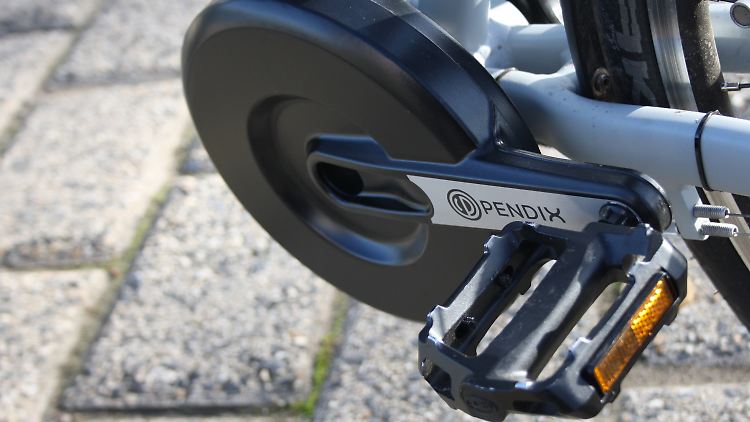 Auch wenn die Akku-Leistung am Ende ist, kann man mit dem Fahrrad wie gewohnt weiterfahren.