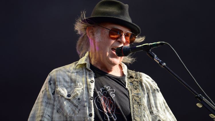Still rockin': Neil Young bei einem Konzert 2019 im Londoner Hyde Park.