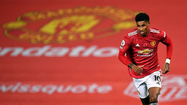 Seine Ziele fest im Blick: Rashford will Tore erzielen und bedürftigen Familien helfen.