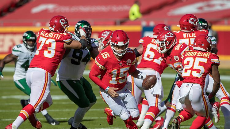 Patrick Mahomes hat bislang schon 25 Touchdown-Pässe fabriziert.