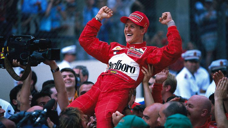 Die wohl größte Formel-1-Legende bei Ferrari: Rekordweltmeister Michael Schumacher.
