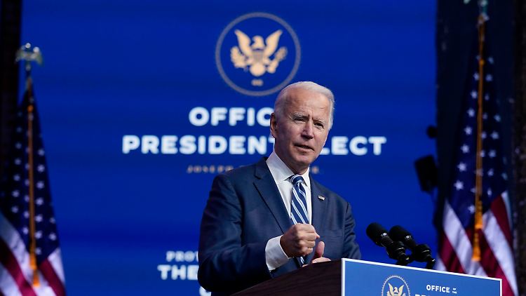Der gewählte US-Präsident Joe Biden