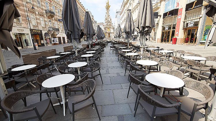 Wie während des ersten Lockdowns im Frühjahr wird es in Österreichs Fußgängerzonen und Restaurants bis mindestens 6. Dezember leer bleiben.