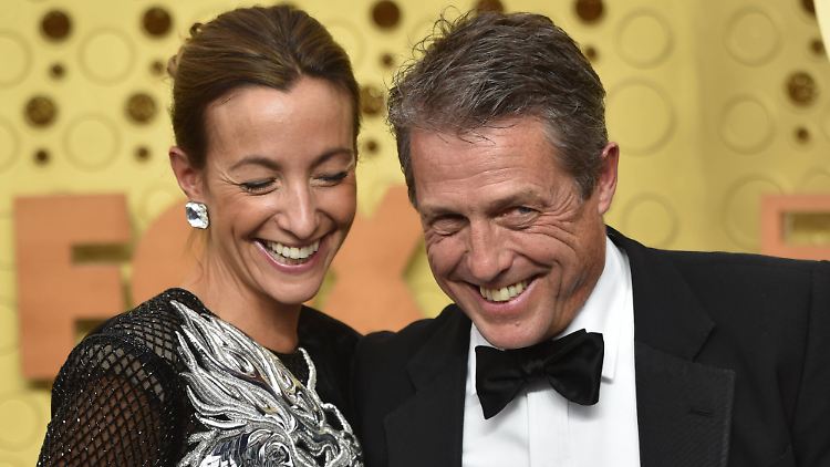 Haben nicht unbedingt den gleichen Filmgeschmack: Hugh Grant und seine Frau Anna Eberstein.