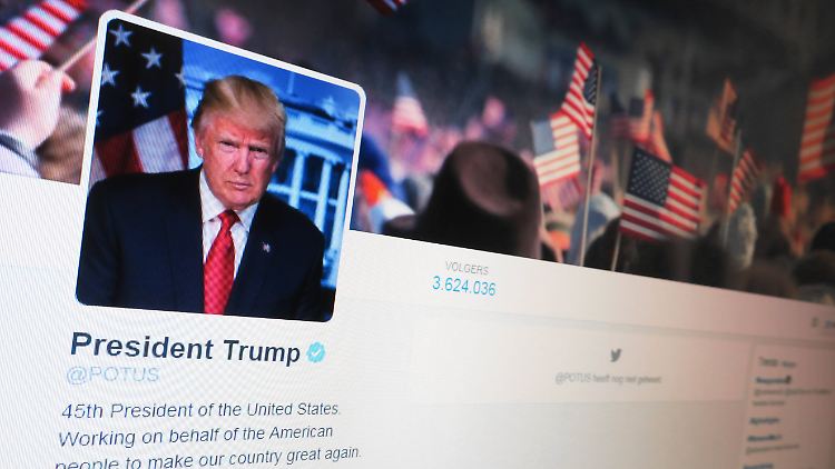 Der @POTUS-Account hat unter Trump rund 32,8 Millionen Follower. 