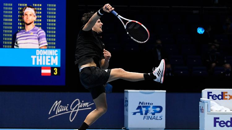 US-Open-Finalist Dominic Thiem schaffte es auch ins Endspiel der ATP Finals.