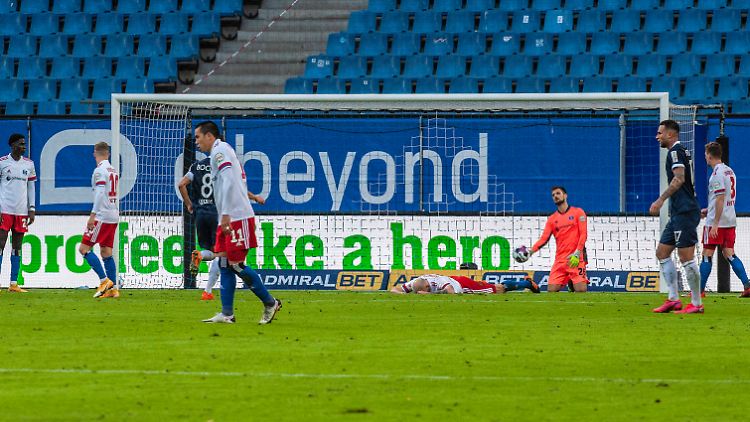 Bochum obenauf, der HSV am Boden: Die Hamburger musste die erste Saisonniederlage hinnehmen.