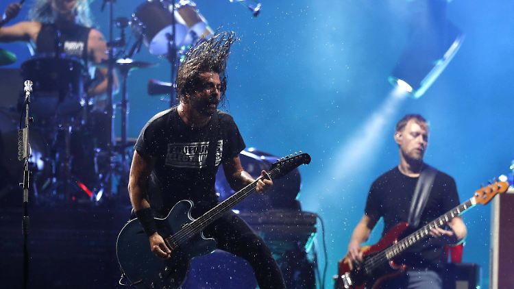 Foo-Fighters-Frontmann Dave Grohl gibt live grundsätzlich alles.