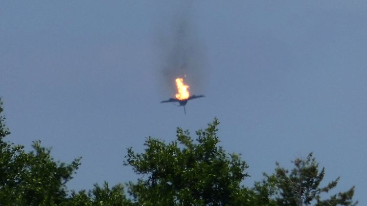 "Flugfehlerhaftes Verhalten" soll die Ursache des Eurofighter-Absturzes sein.