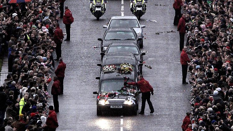 Der Abschied von George Best.