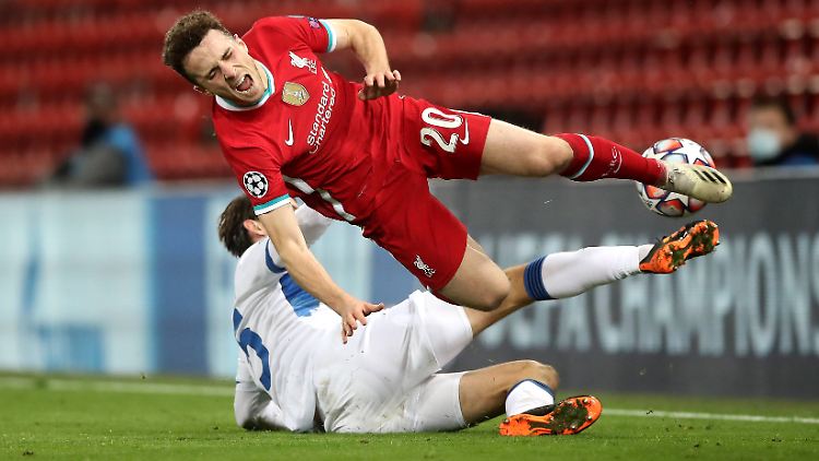 Diogo Jota fasst den Abend des FC Liverpool zusammen.