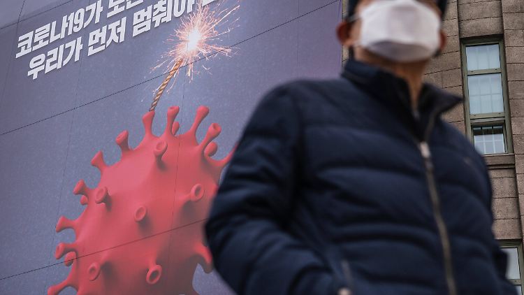 Südkorea sieht bereits die dritte Ansteckungswelle auf sich zukommen.