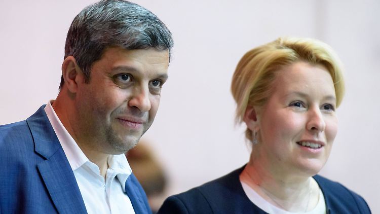 Saleh und Giffey führen nun die Berliner SPD.