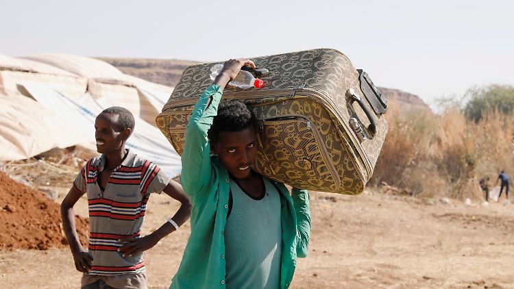 Viele Menschen sind aus der umkämpften Region in den Sudan geflüchtet.
