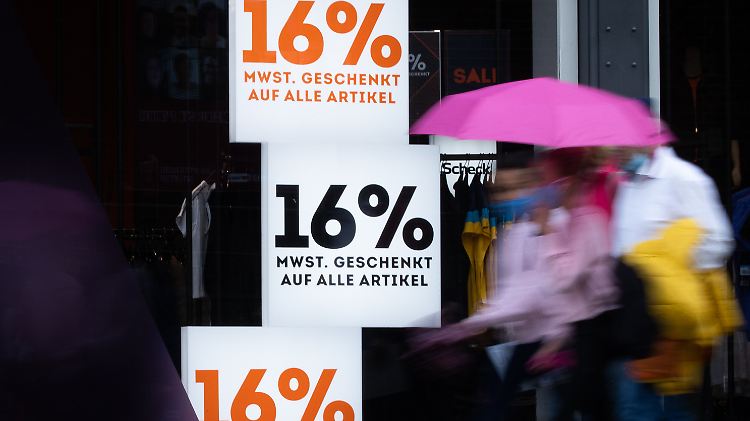 Seit Juli beträgt die Mehrwertsteuer 16 Prozent.