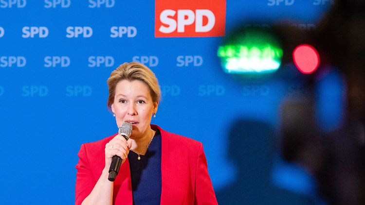 Franziska Giffey würde im kommenden Jahr gern ins Rote Rathaus einziehen.