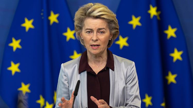 "Das Jahr, das hinter uns liegt, war ein Jahr des Durchhaltens", so die EU-Kommissionschefin in ihrer Jubiläumsbotschaft.  