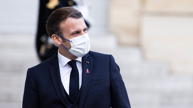 Frankreichs Präsident Emmanuel Macron traf sich heute in Paris mit dem belgischen Premierminister.