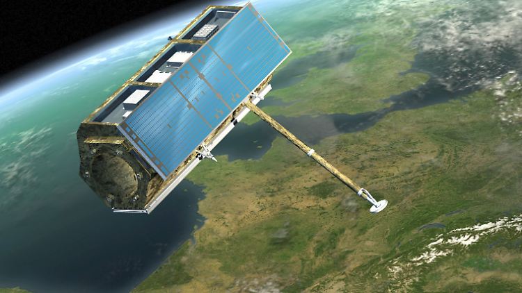 Erdbeobachtungssatellit TerraSAR-X über Europa: IMST hat dafür eine Schlüsselkomponente entwickelt.