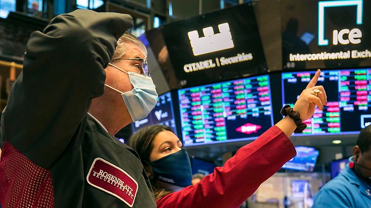 Der Aktientrend an der Wall Street zeigt nach oben.