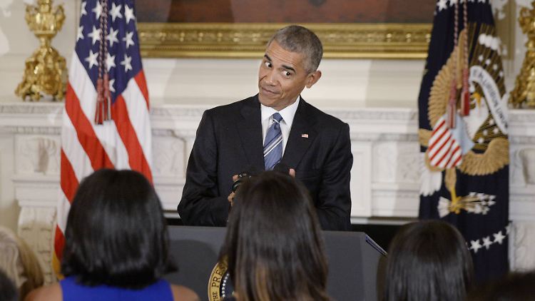 Bei den US-Amerikanern kam er während seiner Amtszeiten gut an, bei seiner jüngsten Tochter aber eher weniger: Barack Obama.