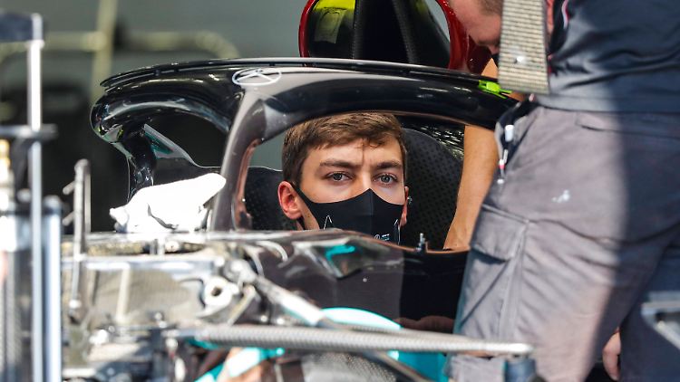Russell tauscht den langsamen Williams sicher gerne gegen den überlegenen Mercedes ein.