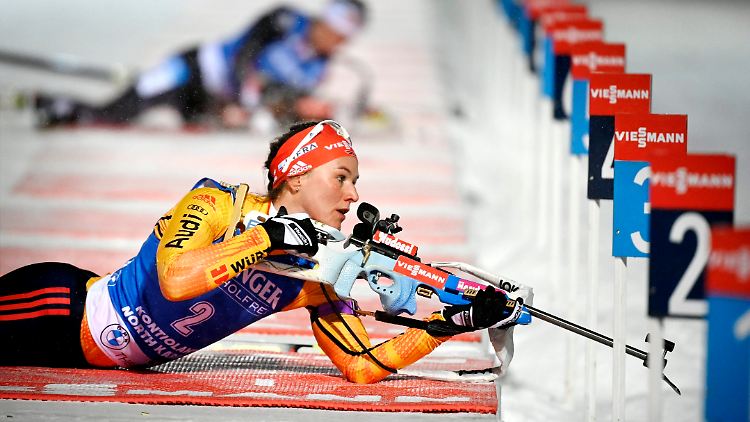Denise Herrmann präsentiert sich in Finnland in guter Form.