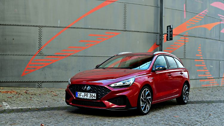 Im N-Line-Sportdress sieht der Hyundai i30 Kombi richtig schick aus.