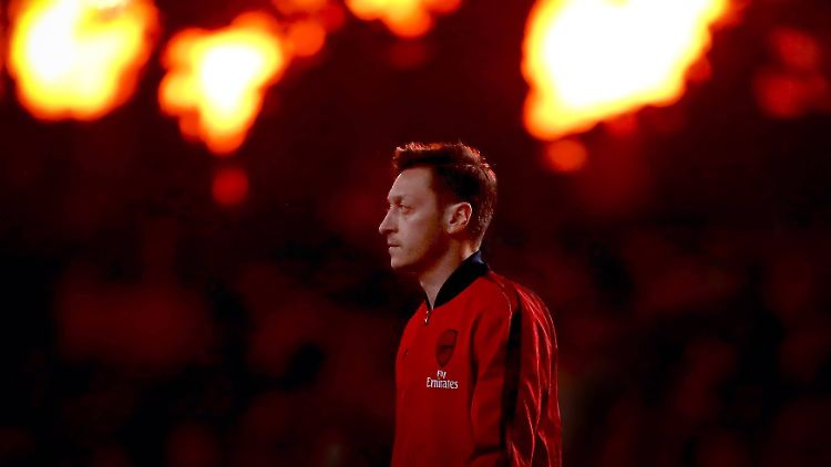 Kämpft derzeit nur auf Twitter: Mesut Özil darf bei Arsenal gar nicht mehr ran.