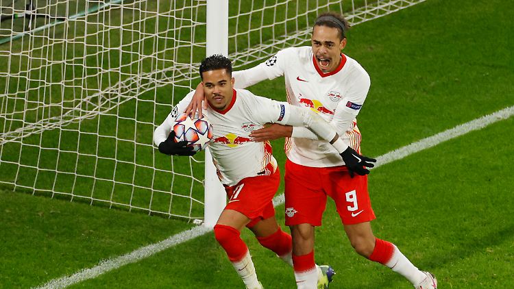 Endgültiger Matchwinner: Justin Kluivert erzielte das 3:0 für RB Leipzig.
