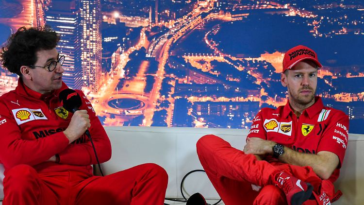 Nein, von "perfekter Harmonie" war in der ablaufenden Saison nicht mehr viel zu sehen zwischen Mattia Binotto und Sebastian Vettel.
