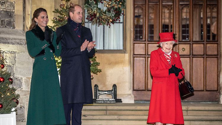 Reisten für die "Christmas Express"-Tour quer durch Großbritannien: William und Kate. Am Ende besuchten sie seine Großmutter.