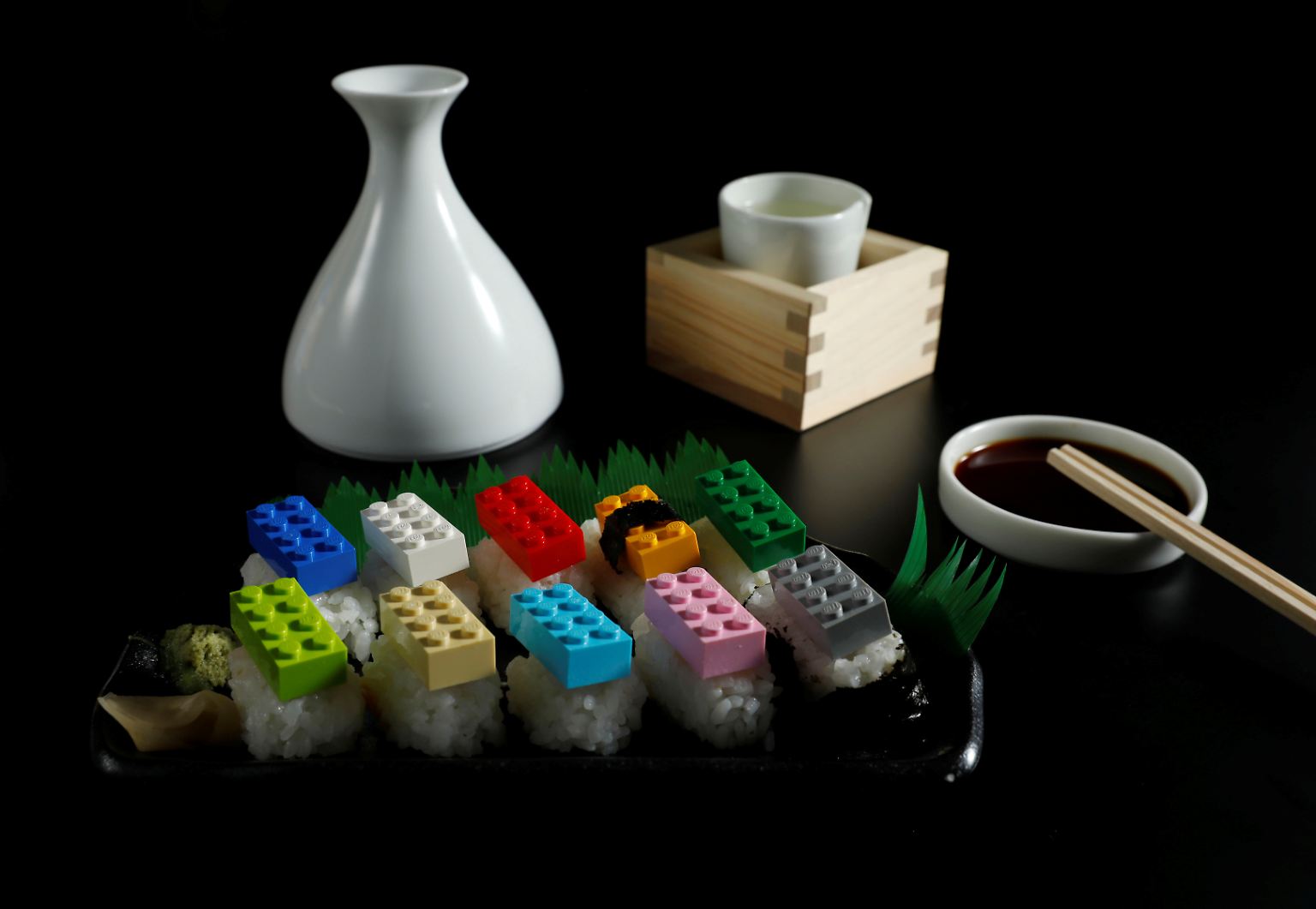 Und, was gibt es bei Ihnen heute zum Abendessen? Vielleicht Lego-Sushi …