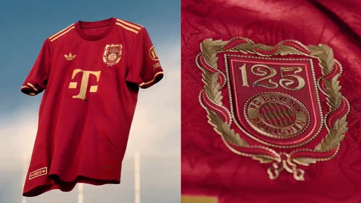 fc bayern 125 jahre trikot herren