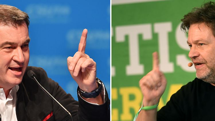 "Viele wollen die Grünen gern dabei haben, aber unter schwarzer Führung", so Markus Söder zu einer möglichen schwarz-grünen Koalition nach den Bundestagswahlen 2021.
