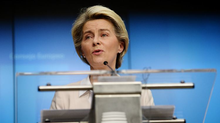 Glaubt von der Leyen noch an eine Lösung? Optimistisch klingt sie jedenfalls nicht.